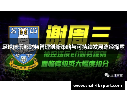 足球俱乐部财务管理创新策略与可持续发展路径探索 足球俱乐部财务管理创新策略与可持续发展路径探索