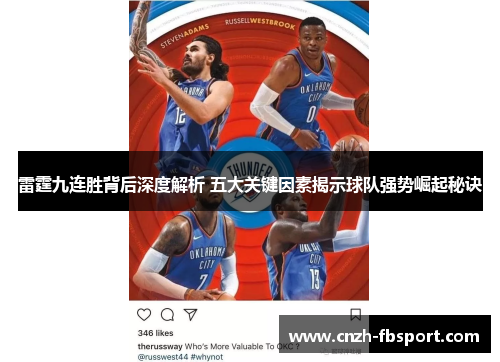 雷霆九连胜背后深度解析 五大关键因素揭示球队强势崛起秘诀